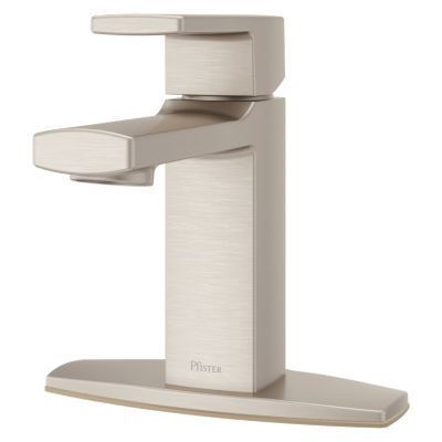 Pfister Brushed Nickel Single Control Bathroom Faucet LG42-DAPK