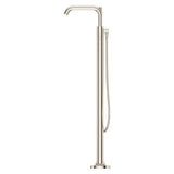 Tenet Free Standing Tub Filler without Handles in Polished Nickel