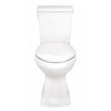 Gerber G0020181 White Hinsdale 1.28 Gpf 12" Rough-in Two-piece Elongated ERGOHEI...