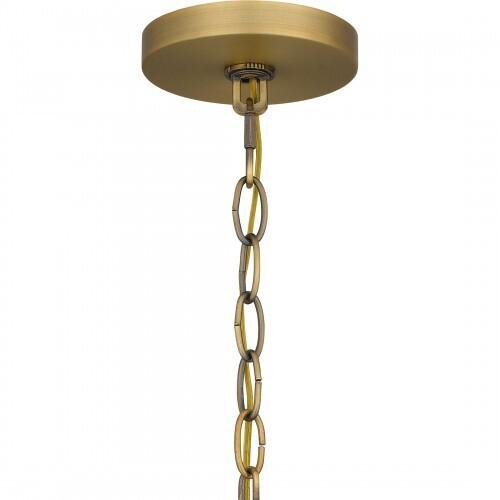 Quoizel BTY5026AB Beatty Chandelier 5 lights aged brass Chandelier