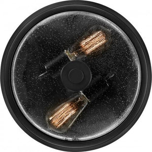 Quoizel QF3414EK Radius Flush mount 13"d earth black Flush Mount