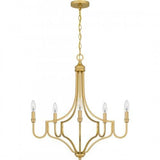 Quoizel MAB5026LG Mabel Chandelier 5 lights light gold Chandelier