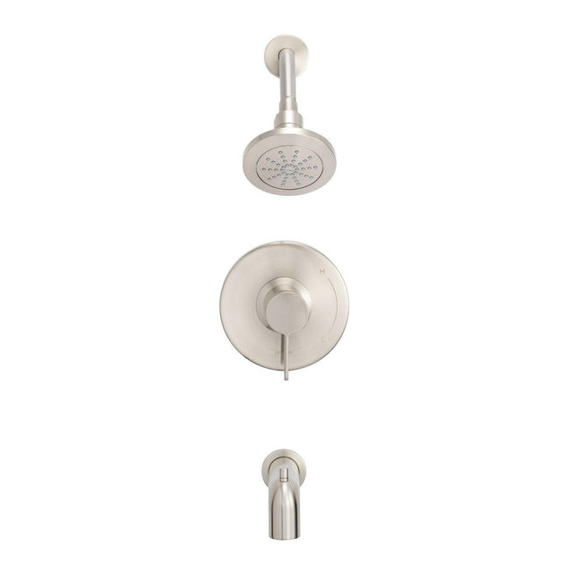 Gerber D512030BNTC Brushed Nickel Amalfi Tub & Shower Trim Kit, 2.0GPM