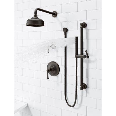 Pfister Tuscan Bronze Tisbury Slide Bar Kit With Hand Shower