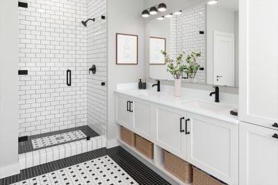 Pfister Matte Black Single Control Bathroom Faucet LG42-COL0B
