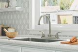 Pfirst Series 2-Handle Kitchen Faucet in Stainless Steel