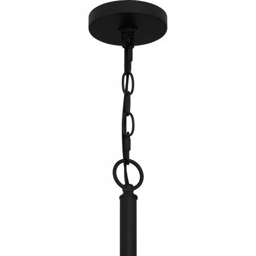 Quoizel ABR5132MBK Abner Chandelier 18 lights matte black. Chandelier