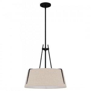 Quoizel LOA2818MBK Leona Pendant 3 lights matte black Pendant