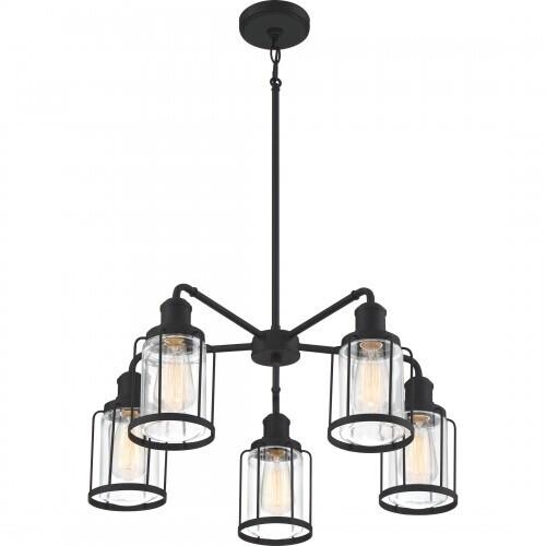 Quoizel LUD5026EK Ludlow Chandelier 5 light earth black Chandelier