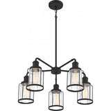 Quoizel LUD5026EK Ludlow Chandelier 5 light earth black Chandelier