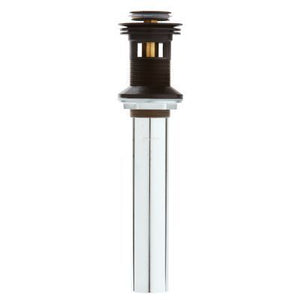 Pfister Matte Black Push and Seal All Metal Drain 972-101B