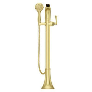 Pfister Brushed Gold Tub Filler With Hand Shower LG6-1RH1BG