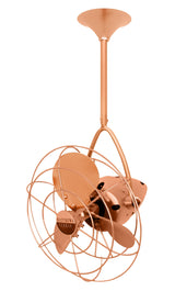 Matthews Fan JD-BRCP-MTL Jarold Direcional ceiling fan in Brushed Copper finish with metal blades.