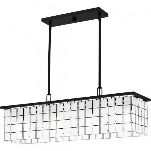 Quoizel SGL434MBK Seigler Island 4 lights matte black Island Light