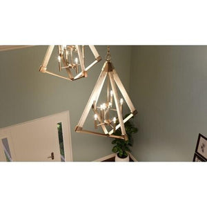 Quoizel VP5208WS Viewpoint Foyer 8lt weathered brass Pendant