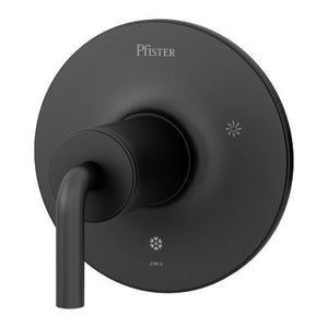 Pfister Matte Black 1-handle Tub & Shower Valve Only Trim R89-1TNTB