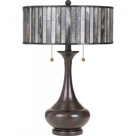 Quoizel TF3334TVA Roland Table lamp tiffany 15"d Table Lamp