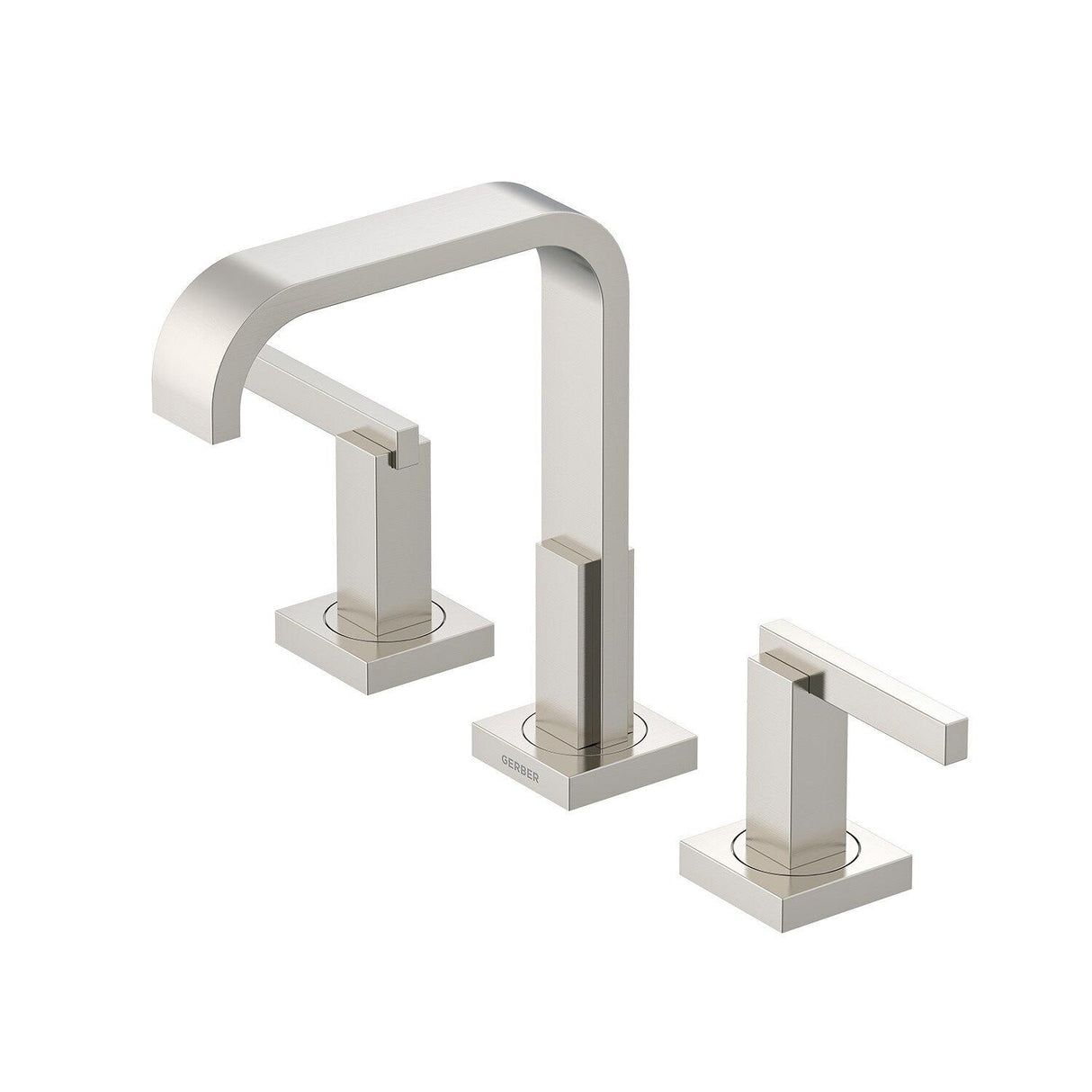 Gerber D304644BN Brushed Nickel Sirius Two Handle Widespread Lavatory Faucet