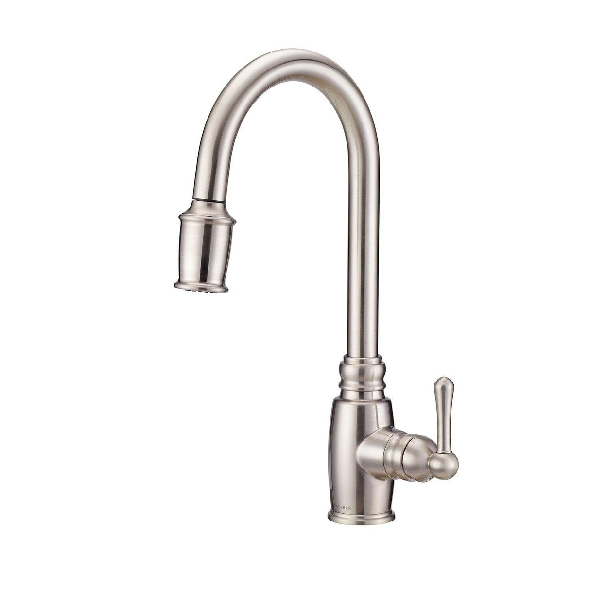 Gerber D454057 Chrome Opulence Single Handle Pull-down Kitchen Faucet