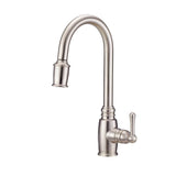 Gerber D454057BS Satin Black Opulence Single Handle Pull-down Kitchen Faucet