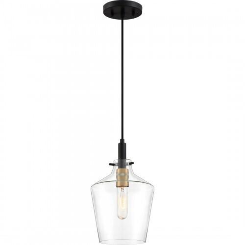 Quoizel JUN1508EK June Mini pendant 1 light earth black Mini Pendant