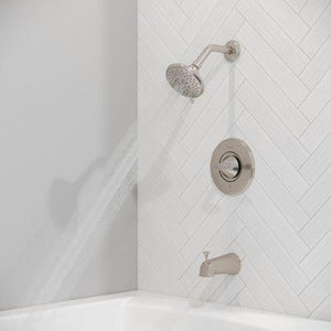 Pfister Brushed Nickel 1-handle Tub & Shower Faucet LG89-8WFK
