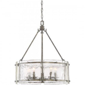 Quoizel FTS2821MM Fortress Pendant mottled silver Pendant