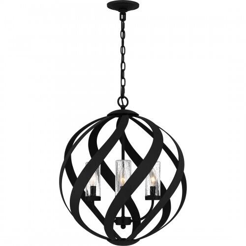 Quoizel BMS2820EK Blacksmith Pendant 4 lights earth black. Pendant