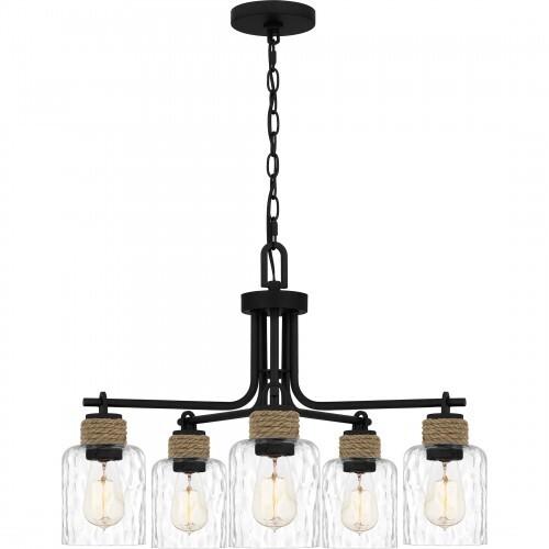 Quoizel BTC5025MBK Baltic Chandelier 5 lights matte black Chandelier