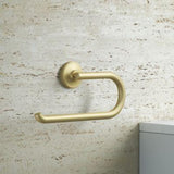 Tenet Towel Ring in Brushed Gold