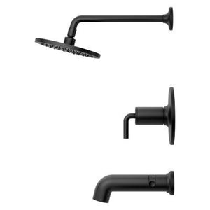 Pfister Matte Black 1-handle Tub & Shower Trim LG89-8TNTB