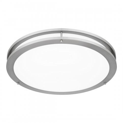 Quoizel EUC1624BN Euclid Flushmount led brushed nickel Semi-Flush Mount