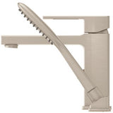 Deckard Single Handle Complete Roman Tub Trim with Handheld Shower in Brushed Nickel