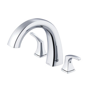 Gerber D300918T Chrome Vaughn Three Piece Roman Tub Trim Kit