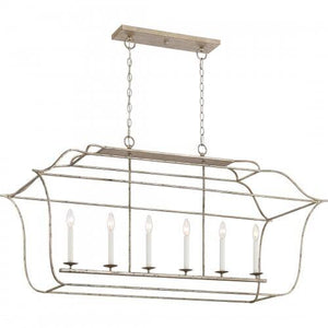 Quoizel GLY648CS Gallery Island light century silver leaf Island Light