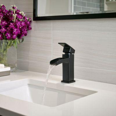 Pfister Black Kenzo Single Control, Centerset Bath Faucet LG42-DF0B