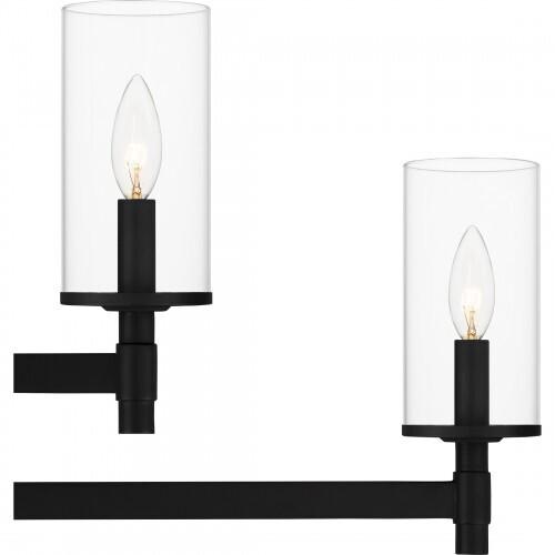 Quoizel QCH5578MBK Quoizel Chandelier Island 6 lights matte black Island Light