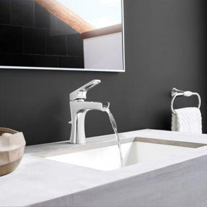 Pfister Polished Chrome Kelen Single Control Trough Bath Faucet LG42-MF1C