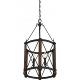 Quoizel BRO5203MK Baron Baron 3 lt foyer marcado black Pendant