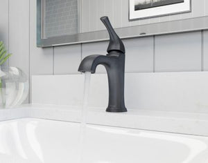 Pfister Matte Black Single Control Bathroom Faucet LG42-MCA0B