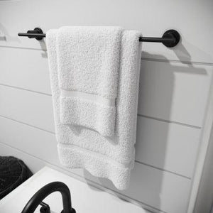 Pfister Matte Black 24" Towel Bar BTB-NC2B