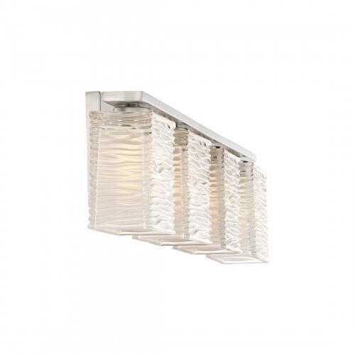 Quoizel WCP8604BN Westcap Bath fixture 4 light brushed nickel Bath Light