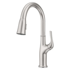 Highbury Pulldown Kitchen Faucet in Stainless Steel