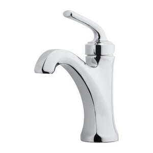 Pfister Polished Chrome Arterra Single Control Lavatory Faucet LG42-DE0C