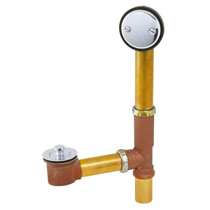 Gerber G0041858 Chrome Classics Lift & Turn 20 Gauge Drain for Standard Tub