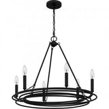 Quoizel CPE5025MBK Calliope Chandelier 6 lights matte black Chandelier