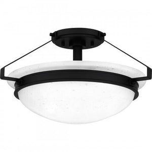 Quoizel QSF5581MBK Quoizel Semi-Flush Mount Semi flush 2 lights matte black Semi-Flush Mount