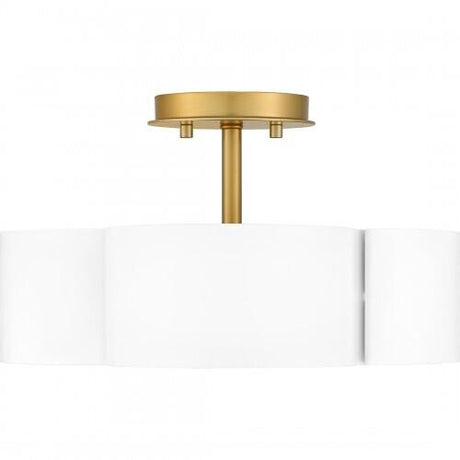 Quoizel BSM1714W Balsam Semi flush 4 lights white Semi-Flush Mount