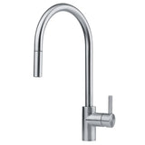FRANKE EOS-PD-304 Eos Neo 17-in Single Handle Pull-Down Kitchen Faucet in Stainless Steel In Stainless Steel