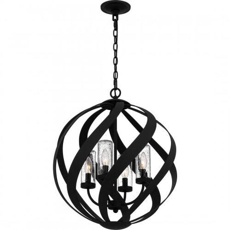 Quoizel BMS2820EK Blacksmith Pendant 4 lights earth black. Pendant